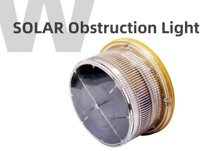 Flashing ICAO Type A Obstruction Light Polycarbonate Bird Deterrent Needles Design