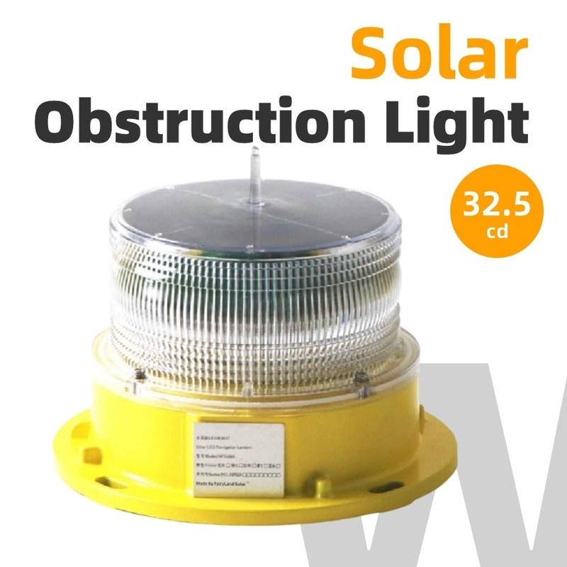 Lampu Obstruksi Menara Surya Intensitas Rendah ICAO Tipe A / B AFS1803 FAA L-810